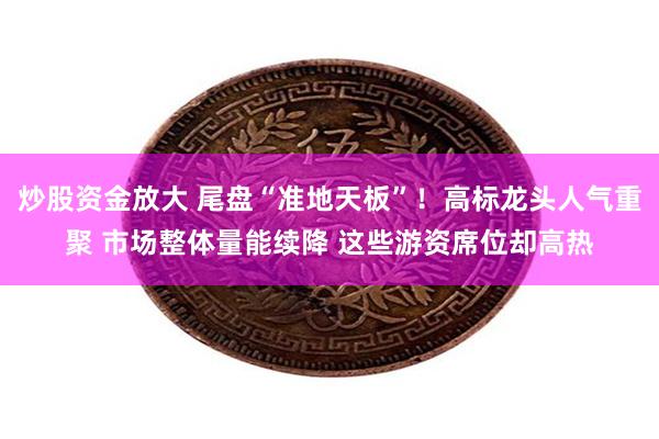 炒股资金放大 尾盘“准地天板”！高标龙头人气重聚 市场整体量能续降 这些游资席位却高热