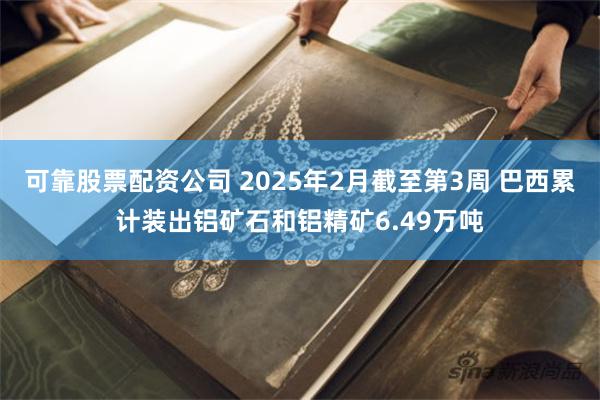 可靠股票配资公司 2025年2月截至第3周 巴西累计装出铝矿石和铝精矿6.49万吨